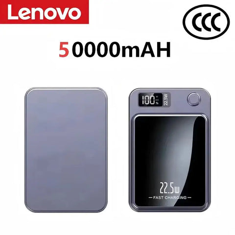 Lenovo 50000mAh Wireless Magnetic Power Bank 22.5w Super Fast Charging