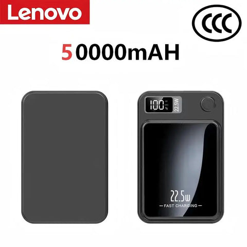 Lenovo 50000mAh Wireless Magnetic Power Bank 22.5w Super Fast Charging
