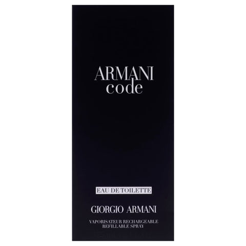 ARMANI CODE * Giorgio Armani 4.2 oz / 125 ml Eau de Toilette Men Cologne Spray